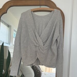 Aerie twist back sweater